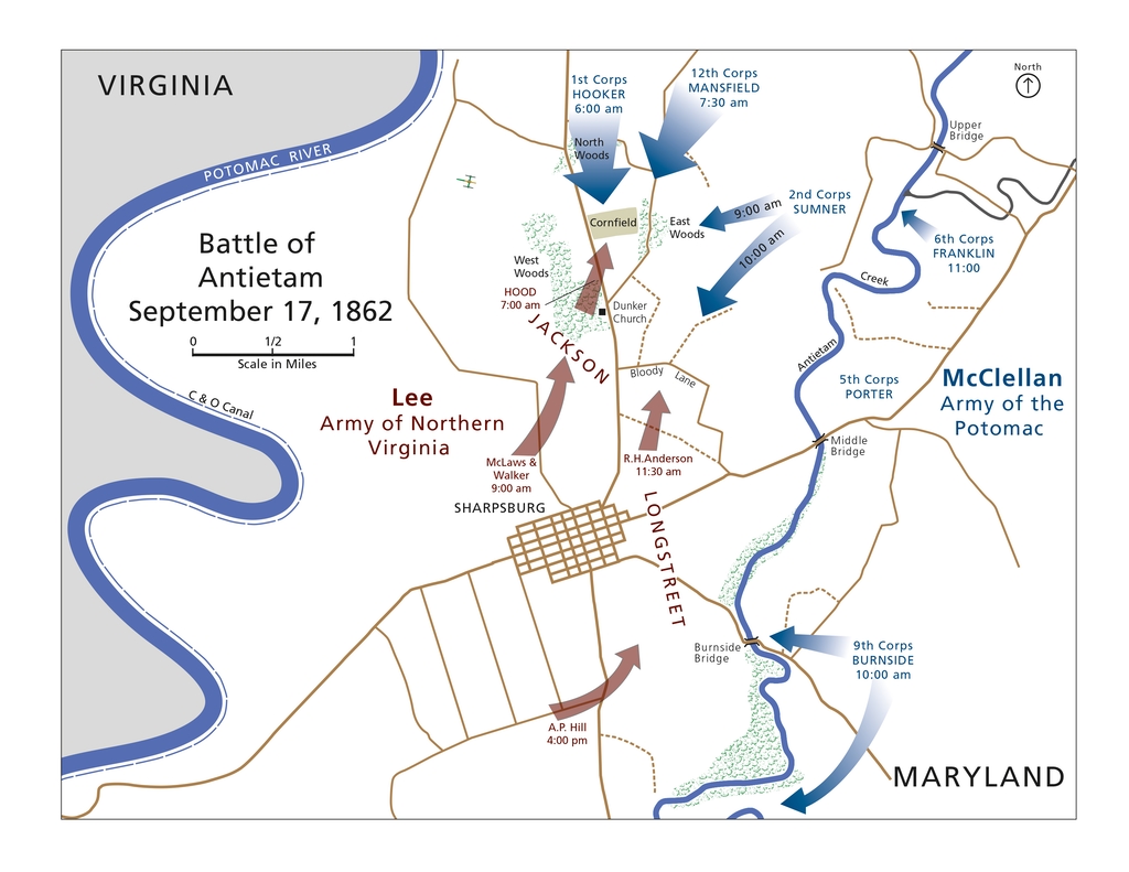 Antietam Troop Movements